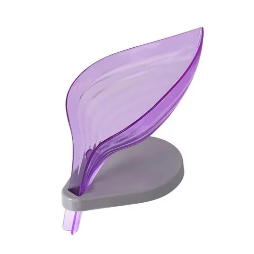 Leaf Soap Stand - Color: Purple
