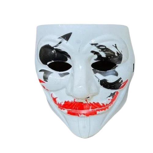 Plastic Joker Face Mask