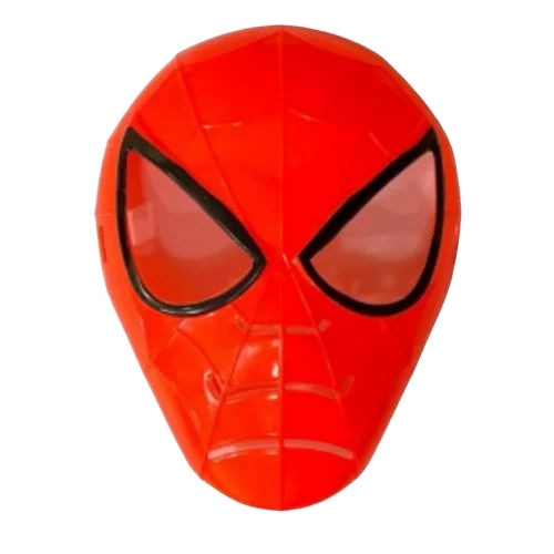 Plastic Spider Man Face Mask