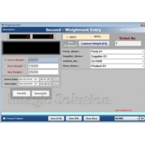 Weigh bridge software