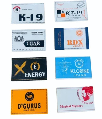 Custom Color Garment Label - Coating Type: Matte