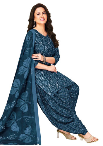 Dark Green Stitched Cotton Suits