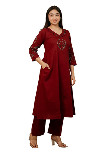 Cotton Kurti Pant Set