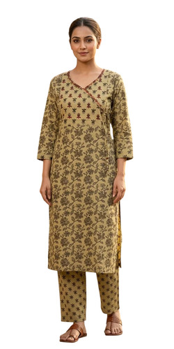 Green Kurti With Plazo Set