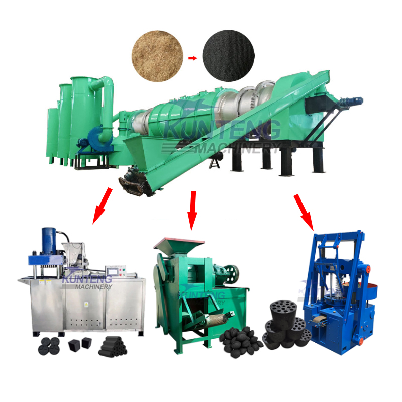 Hydraulic Carbon Powder Briquetting Machine - Briquette Size: Customized
