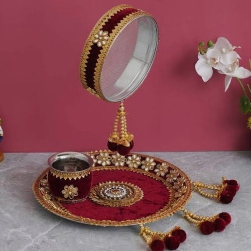 Karwa Chauth Pooja Thali Set