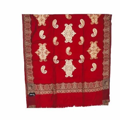 Ladies Party Wear Printed Acrylic Shawl