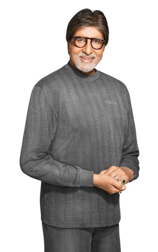 Lux Inferno Cotton Thermal Wear - Cotton Grey, Tailored Fit | Elastane Ribbed Cuffs, Blind Reinforced Seams, Heat Retention Fiber