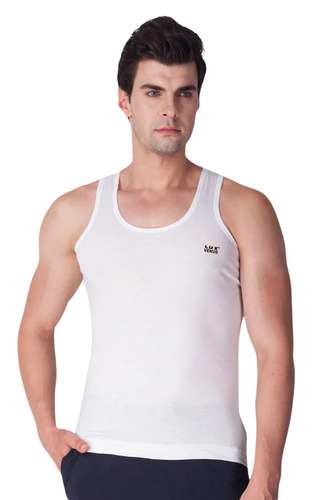 Lux Venus White Cotton Vest