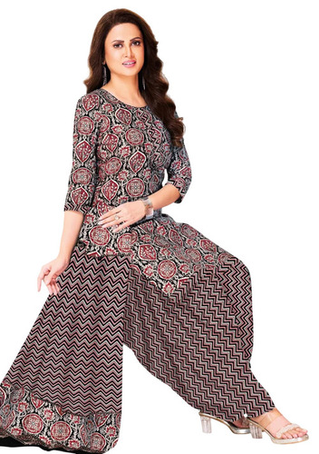 Multicolor Stitched Cotton Suits