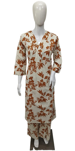 Printed Ladies Kurti Pant Set