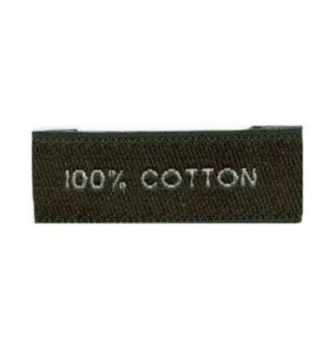 Rectangular Woven Shirt Label - Coating Type: Matte
