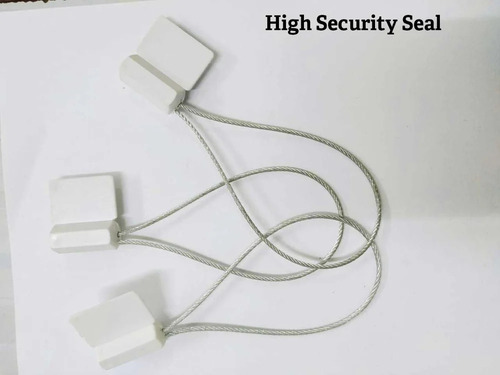 White High Security Wire Seal - Feature: Weather Resistant