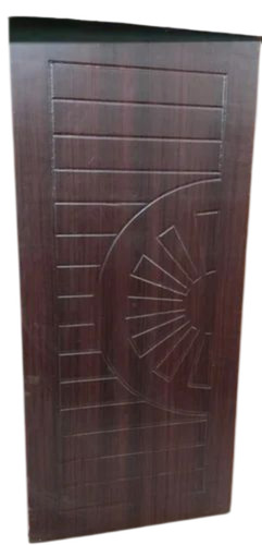 Wooden Interior Door - Solid Wood, Standard Size, Brown | Entry Door, Swing Open, 35mm Thickness, Right Lock Handle