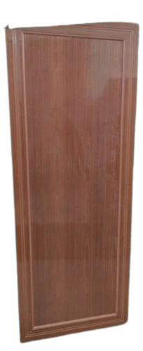 Wooden Laminated Doors - Solid Wood, Standard Size, Brown | Entry Swing Door, 32mm Leaf Thickness, Right Lock Handle