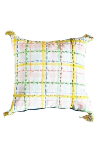 18 X 18 Inches Cotton Embroidered Cushion Cover