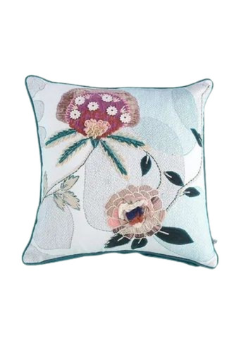 18 X 18 Inches Embroidered Cushion Cover