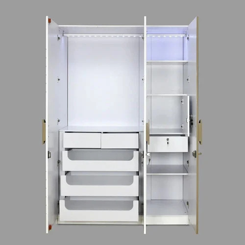 3 Door Steel Almirah - Application: Domestic