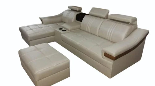 4 Seater L Shape Sofa Set
