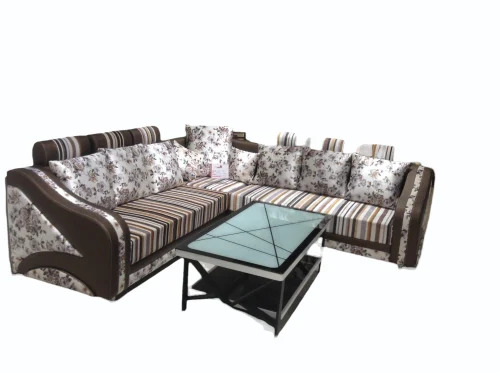6 Seater L Shape Sofa Set 