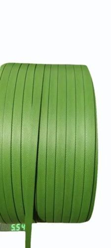 9mm Green PP Box Strapping Roll - 0.8mm Thickness, 1200m Length, Glossy, Water Resistant, Eco Friendly