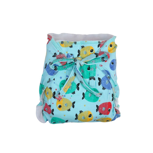 Baby Cotton Cloth Langoot - Cotton, Multicolor | Soft, Breathable, Lightweight, Reusable Baby Wear