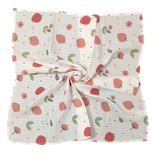 Baby Muslin Cloth Towel - Muslin Cotton 75x75 cm, White | Soft, Breathable, Hypoallergenic Baby Care