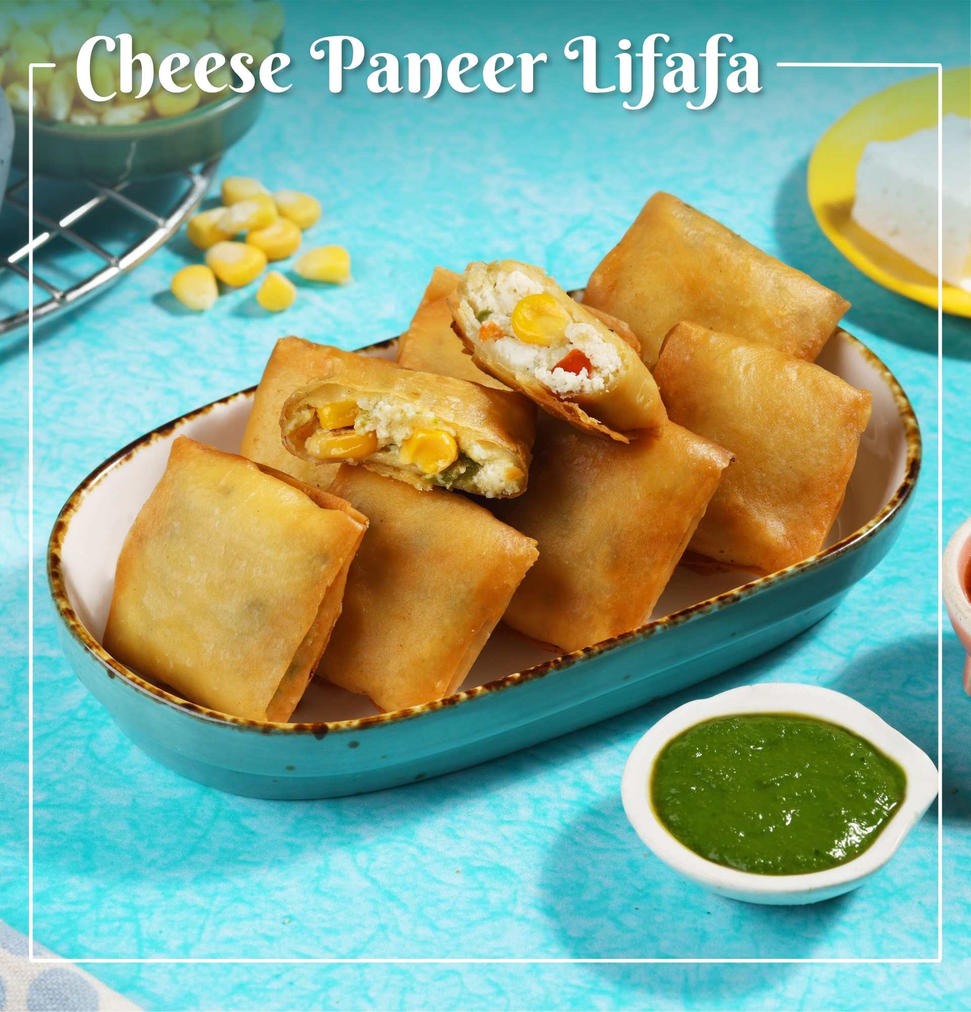 Cheese Paneer Lifafa