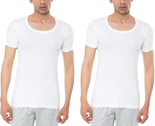 Half Sleeves Mens Cotton Vest