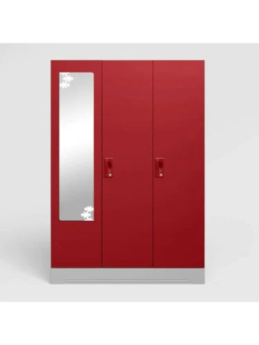 Hinged 3 Door Steel Almirah