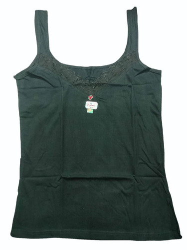 Ladies Dark Green Camisole Slip