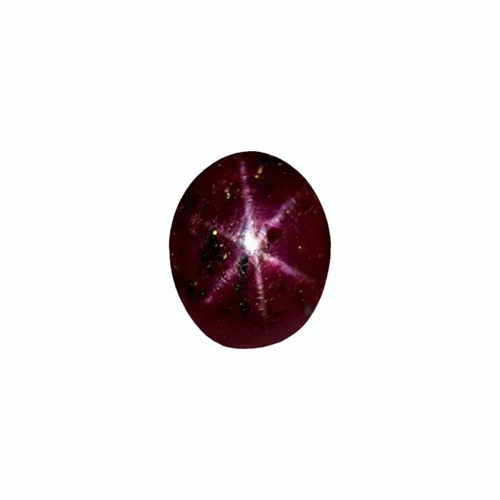 Natural Star Ruby (Manak) Gemstone - Color: Red