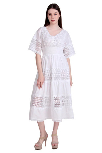 White Cotton Dress