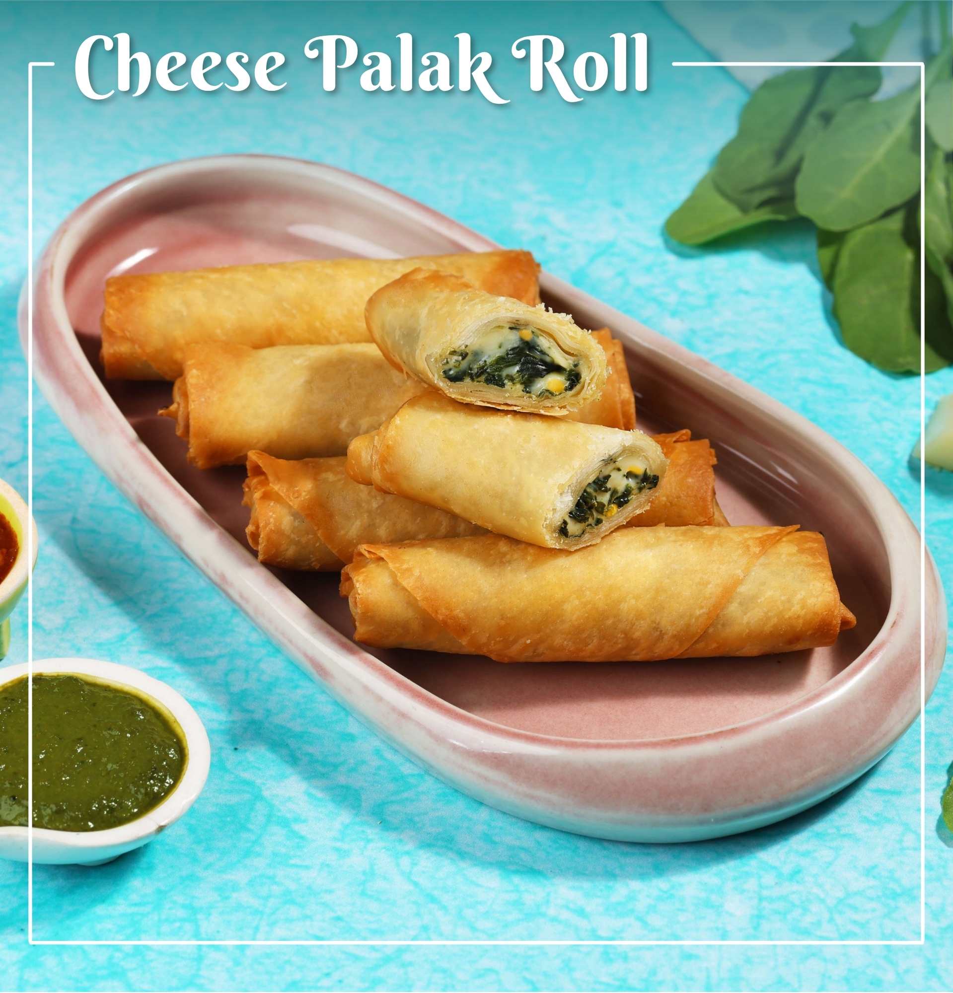 Cheese Palak Roll