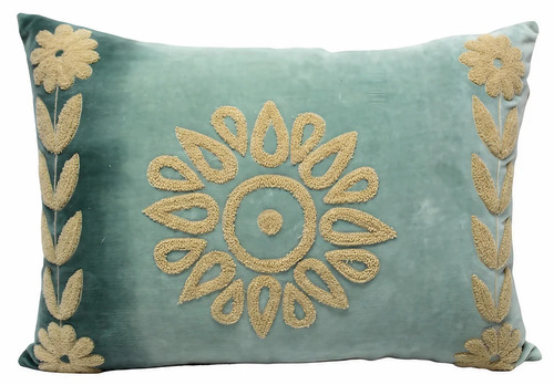Cotton Embroidered Cushion Cover