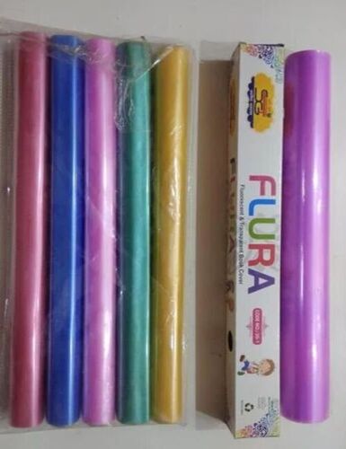 Flura Book Cover Roll - Synthetic Paper, 50 GSM, A4 Size | Durable, Rectangle Notebook Cover