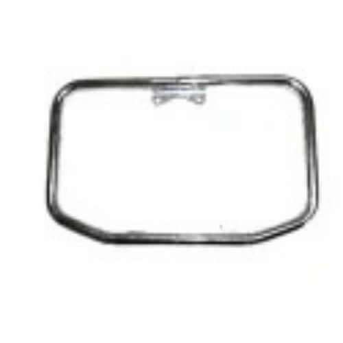Heavy Bike Leg Guard - Metal, Customized Size, Silver | Impact Resistant, Rust Resistant, Easy Installation