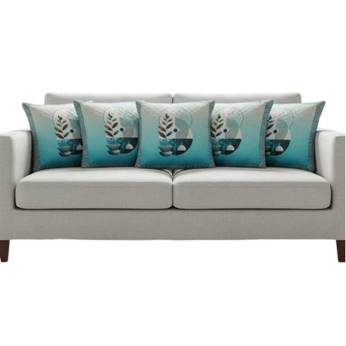 Safari Spun Fabric Quilted Digital Print Cushion Cover