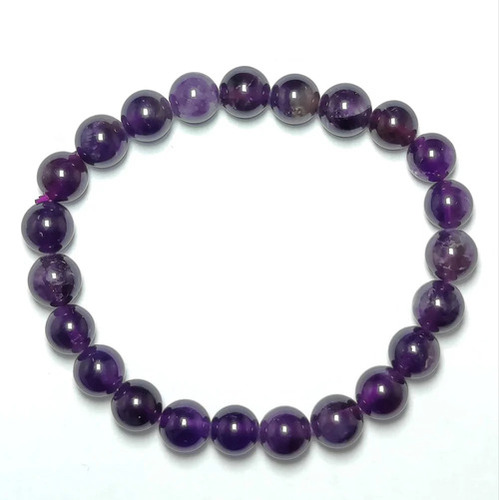 Amethyst Beads Bracelet - Color: Purple