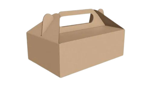 Brown Corrugated Food Packaging Box 