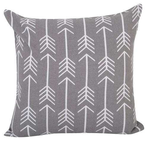 Charcoal Printed Cushion Cover