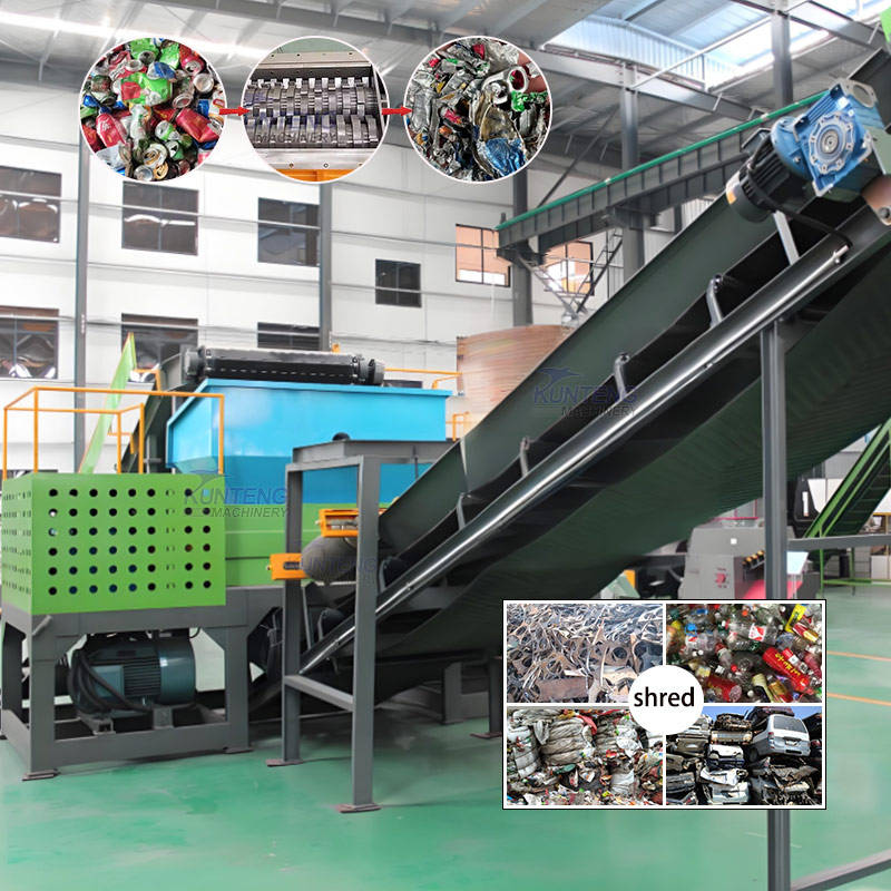 Plastic Bottle Cans Carton Straw Shredder Machine - Automatic Grade: Automatic