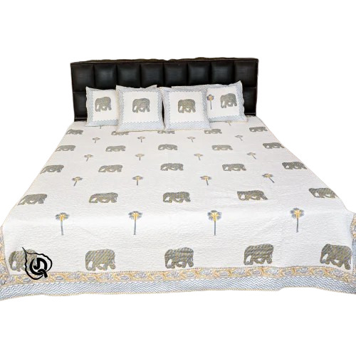 Jaipuri Quilted Bedspread
