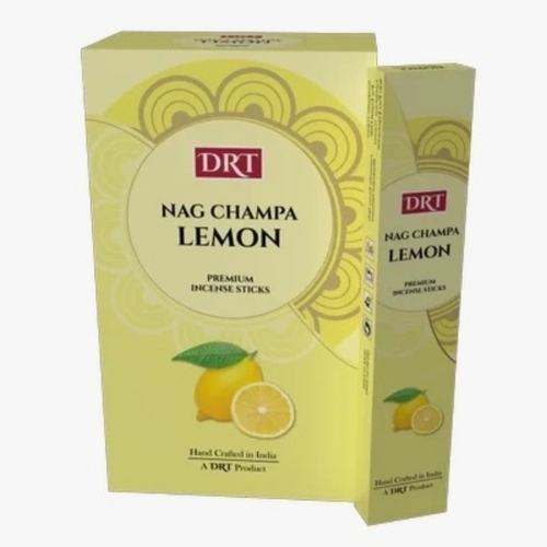 Lemon Masala Incense Sticks - Solid Yellow, Hand Rolled | Citrus Fragrance, Eco-Friendly, Long Burning, Spiritual Use