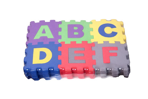 Multicolor Alphabet Puzzle Mat