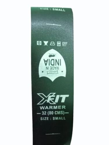 Polyester Black Clothing Label