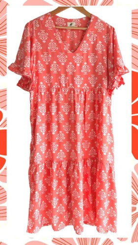 Printed Flutter Sleeve Women Dress
