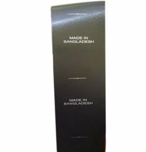 Satin Printed Garment Label