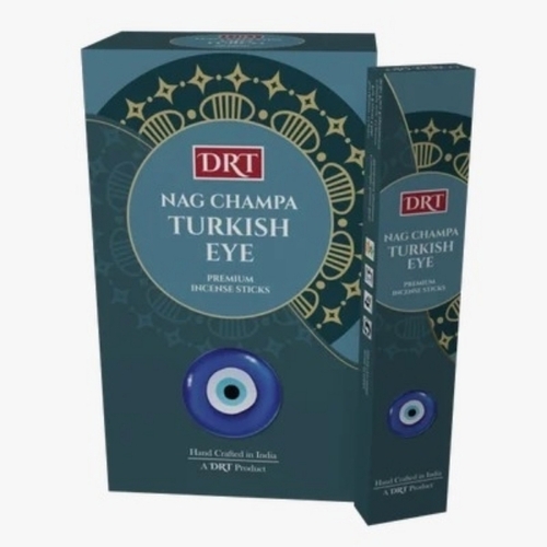 Turkish Eye Masala Incense Sticks - Black Solid, Hand Rolled | Eco-Friendly, Mystical Aroma, Spiritual Vibe, Calming Effect