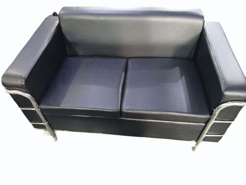Black Two Seater Sofa